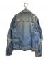 DOLCE & GABBANA (ドルチェ＆ガッバーナ) クラッシュ加工デニムジャケット/CRUSHED DENIM JACKET インディゴ サイズ:50：18000円