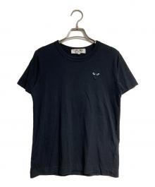 PLAY COMME des GARCONS（プレイコムデギャルソン）の古着「ハートロゴTEE/Heart logo Tee」｜ブラック