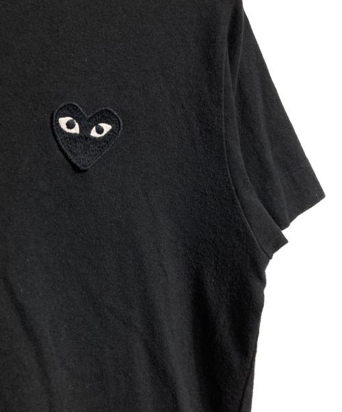 PLAY COMME des GARCONS（プレイコムデギャルソン）PLAY COMME des GARCONS (プレイコムデギャルソン) ハートロゴTEE/Heart logo Tee ブラック サイズ:Mの古着・服飾アイテム