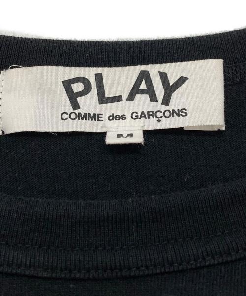 PLAY COMME des GARCONS（プレイコムデギャルソン）PLAY COMME des GARCONS (プレイコムデギャルソン) ハートロゴTEE/Heart logo Tee ブラック サイズ:Mの古着・服飾アイテム