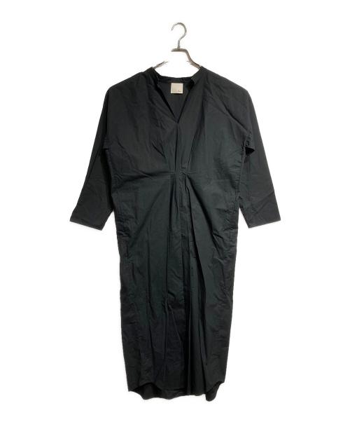 loin.（ロワン）loin. (ロワン) 長袖ワンピース/one-piece ブラック サイズ:36の古着・服飾アイテム