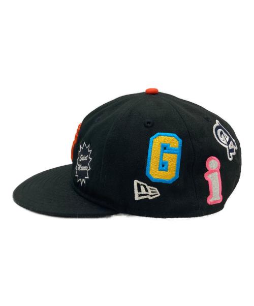 SAINT MICHAEL（セントマイケル）SAINT MICHAEL (セントマイケル) New Era (ニューエラ) 9FIFTY チームロゴ 6パネルキャップ/Cap ブラックの古着・服飾アイテム