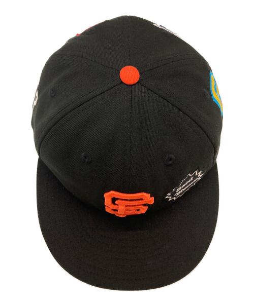 SAINT MICHAEL（セントマイケル）SAINT MICHAEL (セントマイケル) New Era (ニューエラ) 9FIFTY チームロゴ 6パネルキャップ/Cap ブラックの古着・服飾アイテム