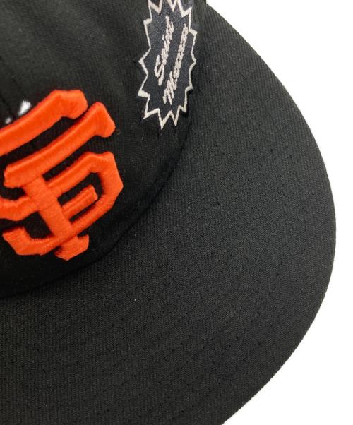 SAINT MICHAEL（セントマイケル）SAINT MICHAEL (セントマイケル) New Era (ニューエラ) 9FIFTY チームロゴ 6パネルキャップ/Cap ブラックの古着・服飾アイテム