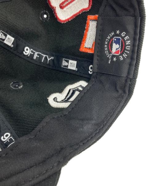 SAINT MICHAEL（セントマイケル）SAINT MICHAEL (セントマイケル) New Era (ニューエラ) 9FIFTY チームロゴ 6パネルキャップ/Cap ブラックの古着・服飾アイテム