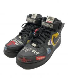 NIKE×SUPREME×NBA（ナイキ×シュプリーム×エヌビーエー）の古着「Air Force 1 Mid '07 "Black"」｜ブラック
