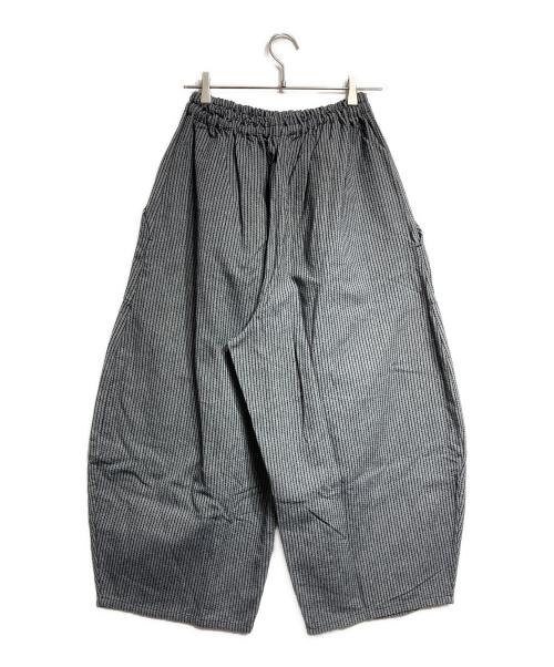 UZUIRO（ウズイロ）UZUIRO (ウズイロ) 刺し子バルーンワイドパンツ/Balloon wide pants ブラック サイズ:FREEの古着・服飾アイテム