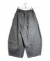 UZUIRO (ウズイロ) 刺し子バルーンワイドパンツ/Balloon wide pants ブラック サイズ:FREE：8000円