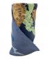 Salvatore Ferragamo（サルヴァトーレ フェラガモ）の古着「アニマルプリントシルクスカーフ/Animal print silk scarf」｜ネイビー