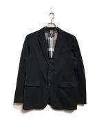 BLACK LABEL CRESTBRIDGEブラックレーベル クレストブリッジ）の古着「2Bジャケット」｜ブラック