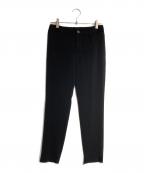 ISSEY MIYAKEイッセイミヤケ）の古着「ストレートスリットパンツ/Straight slit pants」｜ブラック
