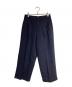 HaaT（ハート）の古着「レーヨンクロップドパンツ/Rayon cropped pants」｜ネイビー