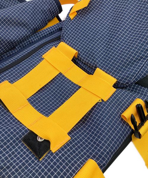 stussy（ステューシー）stussy (ステューシー) 90s ギミックショルダーバッグ ネイビー×イエローの古着・服飾アイテム