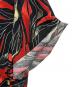 中古・古着 CALEE (キャリー) CAMO PATTERN OPEN COLLAR SH/カモフラージュ柄オープンカラーシャツ ブラック×レッド サイズ:L：9000円