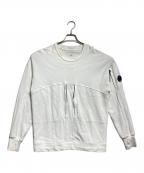 C.P COMPANYシーピーカンパニー）の古着「Zip Chest Sweatshirt/ジップチェスト・スウェットシャツ」｜ホワイト