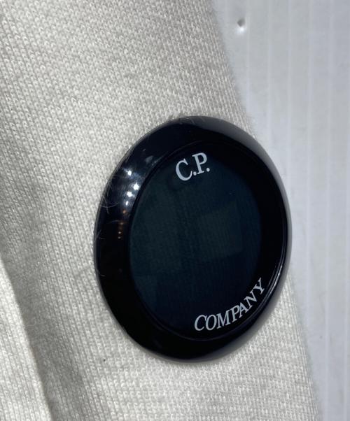 C.P COMPANY（シーピーカンパニー）C.P COMPANY (シーピーカンパニー) Zip Chest Sweatshirt/ジップチェスト・スウェットシャツ ホワイト サイズ:Lの古着・服飾アイテム