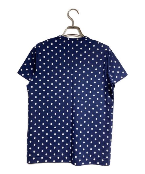 tricot COMME des GARCONS（トリココムデギャルソン）tricot COMME des GARCONS (トリココムデギャルソン) ポルカドットウールTシャツ/Polka dot wool T-shirt ネイビー サイズ:－の古着・服飾アイテム