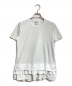 COMME des GARCONS COMME des GARCONSコムデギャルソン コムデギャルソン）の古着「フリルデザインカットソー/Frill design cut and sew」｜ホワイト