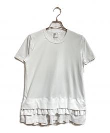 COMME des GARCONS COMME des GARCONS（コムデギャルソン コムデギャルソン）の古着「フリルデザインカットソー/Frill design cut and sew」｜ホワイト