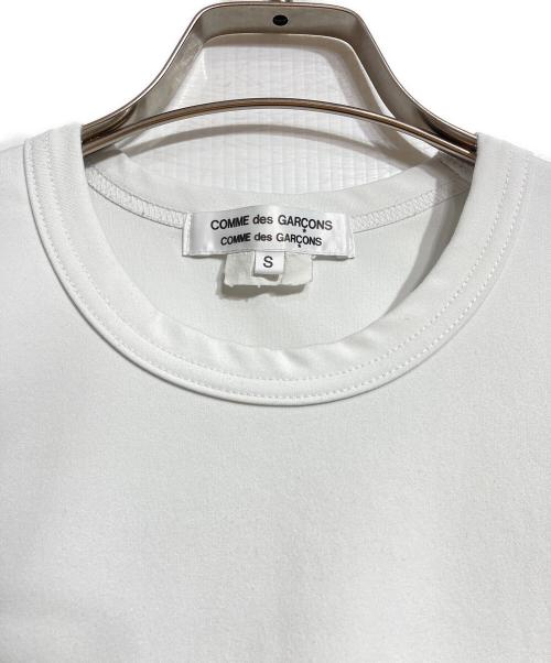 COMME des GARCONS COMME des GARCONS（コムデギャルソン コムデギャルソン）COMME des GARCONS COMME des GARCONS (コムデギャルソン コムデギャルソン) フリルデザインカットソー/Frill design cut and sew ホワイト サイズ:Sの古着・服飾アイテム