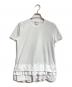 COMME des GARCONS COMME des GARCONS（コムデギャルソン コムデギャルソン）の古着「フリルデザインカットソー/Frill design cut and sew」｜ホワイト