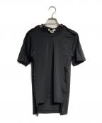COMME des GARCONSコムデギャルソン）の古着「カットオフパターンカットソー/Cut-off pattern cut and sew」｜ブラック
