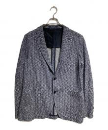 TAGLIATORE（タリアトーレ）の古着「サマーツイードジャケット/Summer tweed jacket」｜グレー