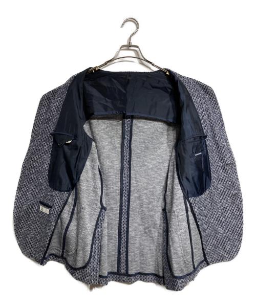 TAGLIATORE（タリアトーレ）TAGLIATORE (タリアトーレ) サマーツイードジャケット/Summer tweed jacket グレー サイズ:50の古着・服飾アイテム