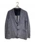 TAGLIATORE（タリアトーレ）の古着「サマーツイードジャケット/Summer tweed jacket」｜グレー