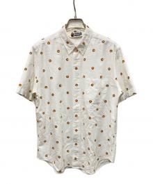 A BATHING APE（アベイシングエイプ）の古着「マイロプリント半袖シャツ」｜ホワイト