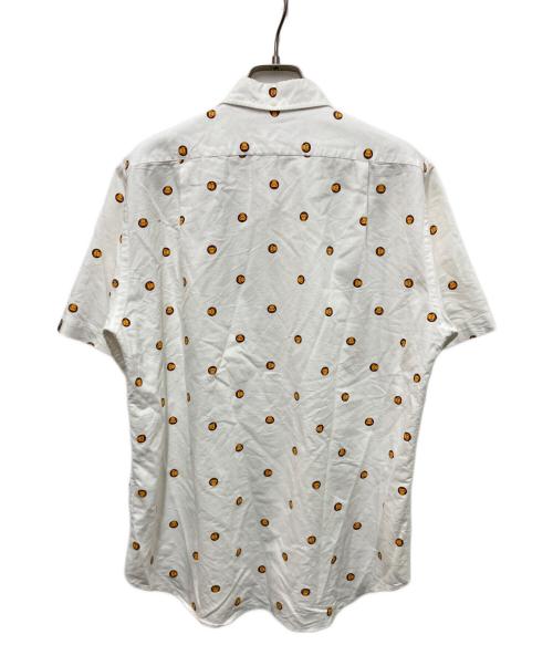 A BATHING APE（アベイシングエイプ）A BATHING APE (アベイシングエイプ) マイロプリント半袖シャツ ホワイト サイズ:Lの古着・服飾アイテム