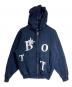 BoTT（ボット）の古着「スキャタードBロゴジップフーディ/Scattered B Logo Zip Hoodie」｜ネイビー