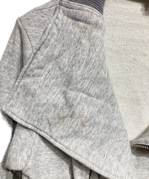Vivienne Westwood man（ヴィヴィアン ウェストウッド マン）Vivienne Westwood man (ヴィヴィアン ウェストウッド マン) スウェットライダースジャケット グレー サイズ:48の古着・服飾アイテム