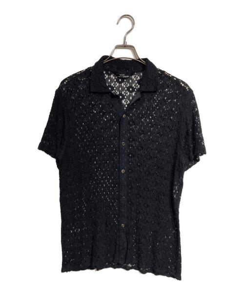 tricot COMME des GARCONS（トリココムデギャルソン）tricot COMME des GARCONS (トリココムデギャルソン) クロシェレースシャツ ブラック サイズ:FREEの古着・服飾アイテム