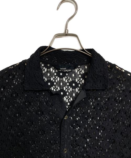 tricot COMME des GARCONS（トリココムデギャルソン）tricot COMME des GARCONS (トリココムデギャルソン) クロシェレースシャツ ブラック サイズ:FREEの古着・服飾アイテム