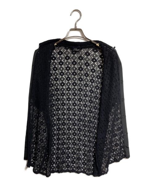 tricot COMME des GARCONS（トリココムデギャルソン）tricot COMME des GARCONS (トリココムデギャルソン) クロシェレースシャツ ブラック サイズ:FREEの古着・服飾アイテム
