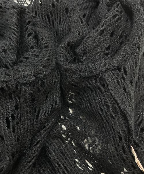 tricot COMME des GARCONS（トリココムデギャルソン）tricot COMME des GARCONS (トリココムデギャルソン) クロシェレースシャツ ブラック サイズ:FREEの古着・服飾アイテム