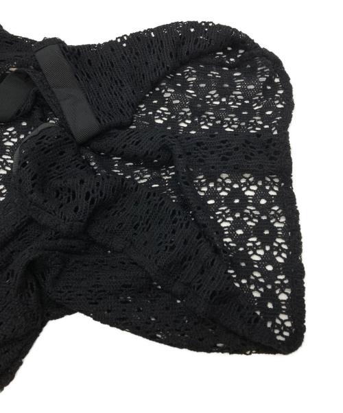 tricot COMME des GARCONS（トリココムデギャルソン）tricot COMME des GARCONS (トリココムデギャルソン) クロシェレースシャツ ブラック サイズ:FREEの古着・服飾アイテム