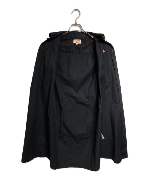 Vivienne Westwood RED LABEL（ヴィヴィアンウエストウッドレッドレーベル）Vivienne Westwood RED LABEL (ヴィヴィアンウエストウッドレッドレーベル) オーブ刺繍ドットシャツワンピース ブラック サイズ:1の古着・服飾アイテム