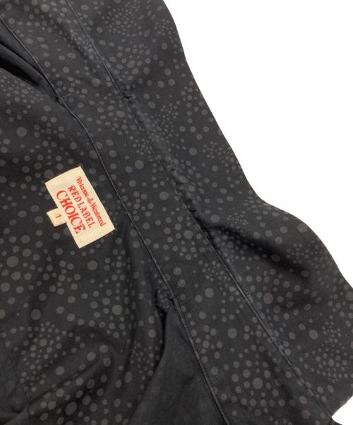 Vivienne Westwood RED LABEL（ヴィヴィアンウエストウッドレッドレーベル）Vivienne Westwood RED LABEL (ヴィヴィアンウエストウッドレッドレーベル) オーブ刺繍ドットシャツワンピース ブラック サイズ:1の古着・服飾アイテム