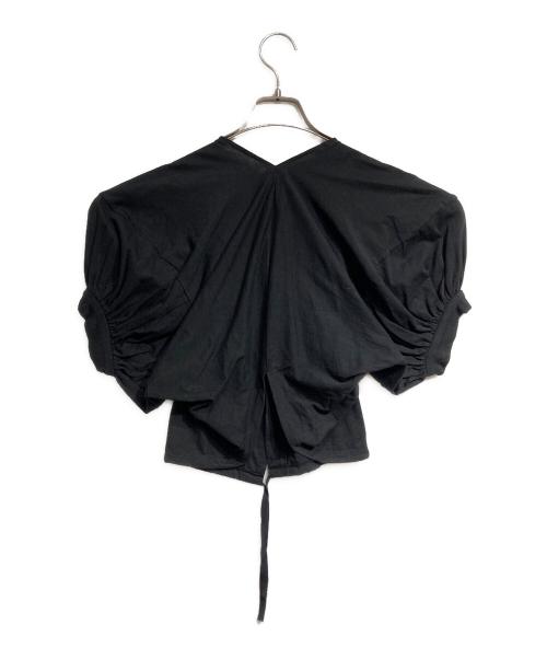 TAO COMME des GARCONS（タオ コムデギャルソン）TAO COMME des GARCONS (タオ コムデギャルソン) ドルマンスリーブビジューカットソー/(Dolman sleeveBejeweledT-shirt  ブラック サイズ:Freeの古着・服飾アイテム