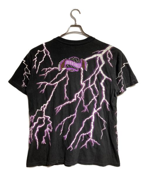 TOURCHAMP（ツアーチャンプ）TOURCHAMP (ツアーチャンプ) サンダー×ウルフTee/Thunder x Wolf Tee ブラック サイズ:XLの古着・服飾アイテム