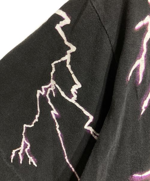 TOURCHAMP（ツアーチャンプ）TOURCHAMP (ツアーチャンプ) サンダー×ウルフTee/Thunder x Wolf Tee ブラック サイズ:XLの古着・服飾アイテム