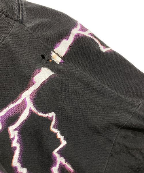 TOURCHAMP（ツアーチャンプ）TOURCHAMP (ツアーチャンプ) サンダー×ウルフTee/Thunder x Wolf Tee ブラック サイズ:XLの古着・服飾アイテム
