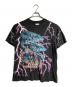 TOURCHAMP（ツアーチャンプ）の古着「サンダー×ウルフTee/Thunder x Wolf Tee」｜ブラック