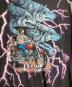 中古・古着 TOURCHAMP (ツアーチャンプ) サンダー×ウルフTee/Thunder x Wolf Tee ブラック サイズ:XL：12000円