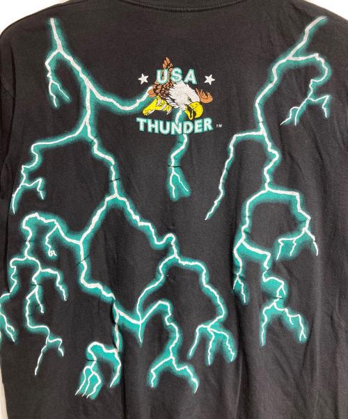Capbbean Dream（カプビアン ドリーム）Capbbean Dream (カプビアン ドリーム) サンダー×ドラゴンTee/Thunder x Dragon Tee ブラック サイズ:XLの古着・服飾アイテム