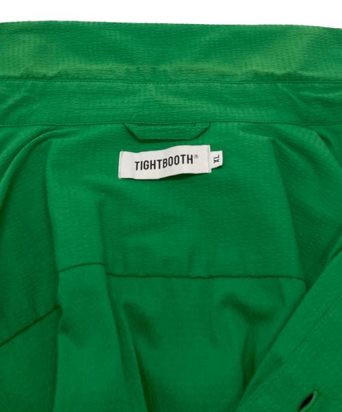 TIGHTBOOTH PRODUCTION（タイトブースプロダクション）TIGHTBOOTH PRODUCTION (タイトブースプロダクション) PLEATS SHIRT JKT/プリーツシャツジャケット グリーン サイズ:XLの古着・服飾アイテム