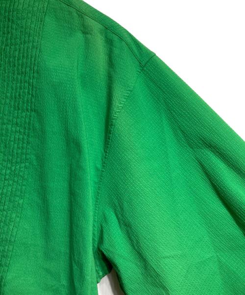 TIGHTBOOTH PRODUCTION（タイトブースプロダクション）TIGHTBOOTH PRODUCTION (タイトブースプロダクション) PLEATS SHIRT JKT/プリーツシャツジャケット グリーン サイズ:XLの古着・服飾アイテム