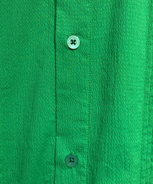 TIGHTBOOTH PRODUCTION（タイトブースプロダクション）TIGHTBOOTH PRODUCTION (タイトブースプロダクション) PLEATS SHIRT JKT/プリーツシャツジャケット グリーン サイズ:XLの古着・服飾アイテム